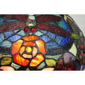 Tiffany Emporium Lee Dragonfly Tiffany Table Lamp