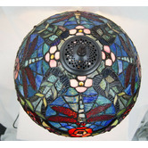 Tiffany Emporium Lee Dragonfly Tiffany Table Lamp