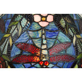 Tiffany Emporium Lee Dragonfly Tiffany Table Lamp