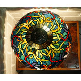 Tiffany Emporium Dragonfly 16" Leadlight Tiffany Table Lamp