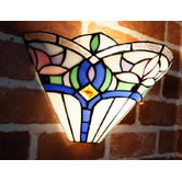 Tiffany Emporium Floral Tiffany Leadlight Wall Sconce