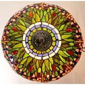 Tiffany Emporium Dragonfly Large Green Tiffany Table Lamp