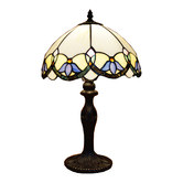 Tiffany Emporium Wisteria Leadlight Tiffany Bedside Lamp