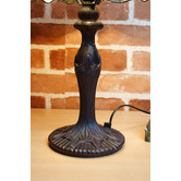 Tiffany Emporium Wisteria Leadlight Tiffany Bedside Lamp