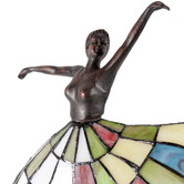 Tiffany Emporium Skirted Dancer Leadlight Tiffany Table Lamp
