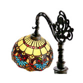 Tiffany Emporium Boheme Leadlight Bridge Arm Tiffany Floor Lamp