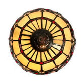 Tiffany Emporium Boheme Leadlight Bridge Arm Tiffany Floor Lamp