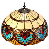 Tiffany Emporium Tiffany Boheme Lotus Glass Floor Lamp