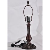 Tiffany Emporium Baroque Leadlight Blue Stained Glass Tiffany Desk Lamp