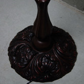 Tiffany Emporium Hummingbird Flower Stained Glass Tiffany Floor Lamp