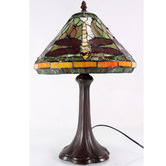 Tiffany Emporium 48cm Classical Dragonfly Tiffany-Style Bedside Lamp