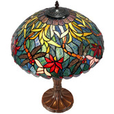 Tiffany Emporium Traditional Dragonfly Leadlight Tiffany Table Lamp