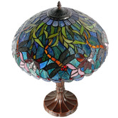 Tiffany Emporium Traditional Dragonfly Leadlight Tiffany Table Lamp
