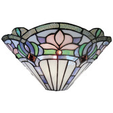 Tiffany Emporium Floral Tiffany Leadlight Wall Sconce