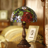 Tiffany Emporium 48cm Flower Tiffany-Style Bedside Lamp