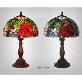 Tiffany Emporium 48cm Flower Tiffany-Style Bedside Lamp