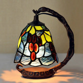 Tiffany Emporium Grape Tiffany-Style Small Table Lamp