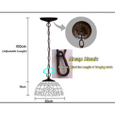 Tiffany Emporium Rose Tiffany-Style Pendant Light