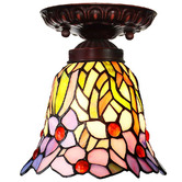 Tiffany Emporium Orchid Tiffany-Style Pendant Light