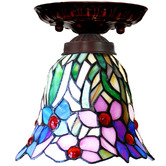 Tiffany Emporium Orchid Tiffany-Style Pendant Light