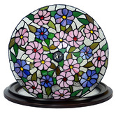 Tiffany Emporium Garden Cosmos Tiffany-Style Flush Mount Ceiling Light