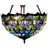 Tiffany Emporium Tulip Uplighter Tiffany-Style Pendant Light