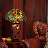 Tiffany Emporium 72cm Traditional Grape Tiffany-Style Table Lamp