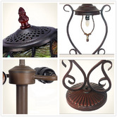 Tiffany Emporium 72cm Traditional Grape Tiffany-Style Table Lamp