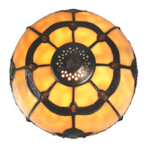 Tiffany Emporium Baroque Cream Leadlight Mini Tiffany Table Lamp