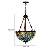 Tiffany Emporium Tulip Uplighter Tiffany-Style Pendant Light
