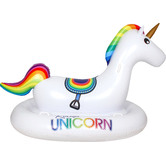 Splash Time Rainbow Inflatable Rocking Unicorn