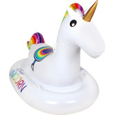 Splash Time Rainbow Inflatable Rocking Unicorn