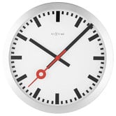 NeXtime NeXtime Station Aluminium Wall Clock