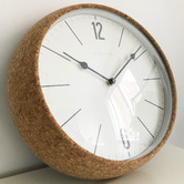 NeXtime 30cm White Cork NeXtime Wall Clock