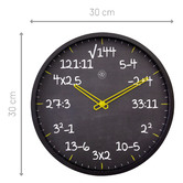 NeXtime 30cm NeXtime Maths Wall Clock