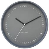 NeXtime 30cm Berlin Aluminium Wall Clock