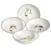 Noritake Le Restaurant 4 Pasta Bowl Set