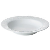 Noritake White Conifere Rimmed Porcelain Soup Bowls