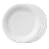 Noritake White Conifere 17cm Porcelain Plates
