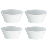 Noritake White Conifere Porcelain Cereal Bowls