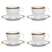 Noritake Noritake Charlotta 250ml Cup &amp; Saucers