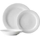 Noritake 12 Piece Noritake White Arctic Porcelain Dinnerware Set