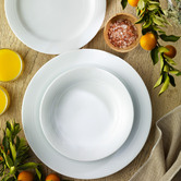 Noritake 12 Piece Noritake White Arctic Porcelain Dinnerware Set