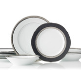 Noritake 12 Piece Noritake Regent Porcelain Dinnerware Set