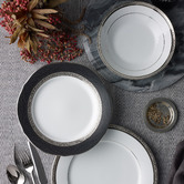 Noritake 12 Piece Noritake Regent Porcelain Dinnerware Set