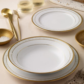 Noritake 12 Piece Noritake Hampshire Porcelain Dinnerware Set