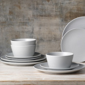 Noritake 12 Piece GoG Swirl Dinner Set