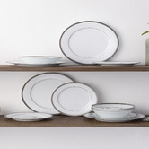 Noritake 12 Piece Noritake Charlotta Porcelain Dinner Set