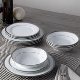 Noritake 12 Piece Noritake Charlotta Porcelain Dinner Set