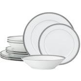 Noritake 12 Piece Noritake Charlotta Porcelain Dinner Set